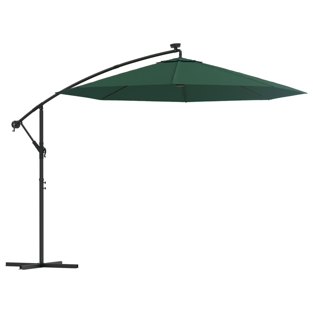 Hanging Parasol | Green | Polyester fabric, Metal | 300 cm diameter