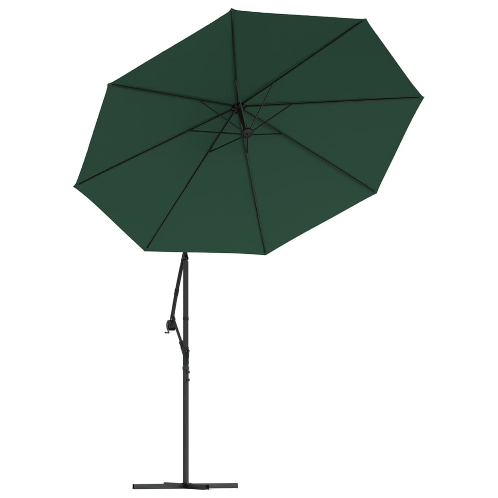 Hanging Parasol | Green | Polyester fabric, Metal | 300 cm diameter