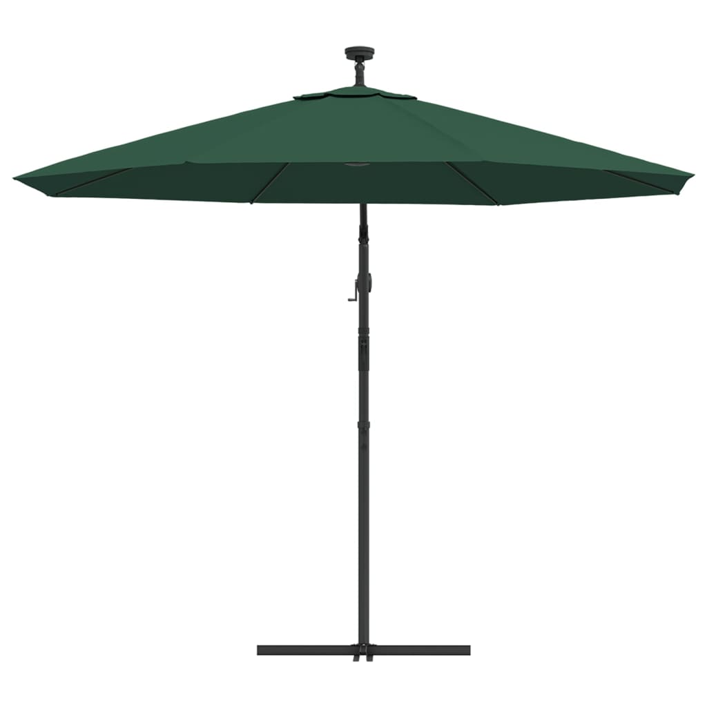 Hanging Parasol | Green | Polyester fabric, Metal | 300 cm diameter