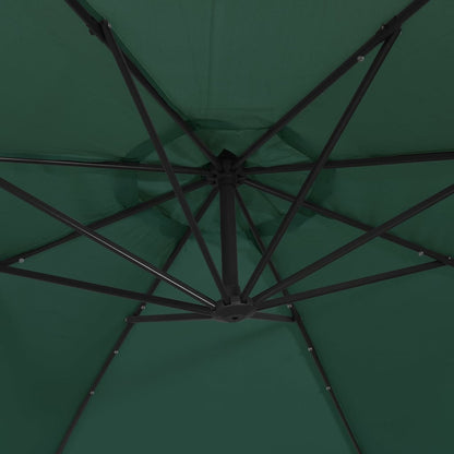 Hanging Parasol | Green | Polyester fabric, Metal | 300 cm diameter