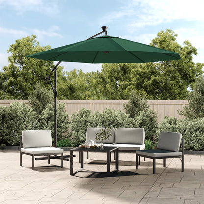 Hanging Parasol | Green | Polyester fabric, Metal | 300 cm diameter