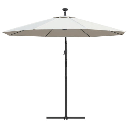 Hanging Parasol | Sand | Polyester | Large | Collapsible