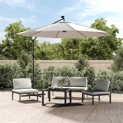 Hanging Parasol | Sand | Polyester | Large | Collapsible
