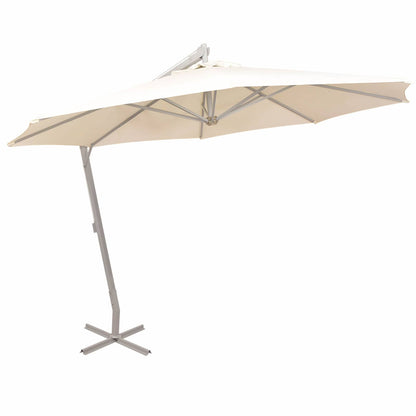Outdoor Umbrellas Beige Polyester