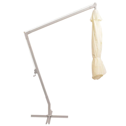 Outdoor Umbrellas Beige Polyester