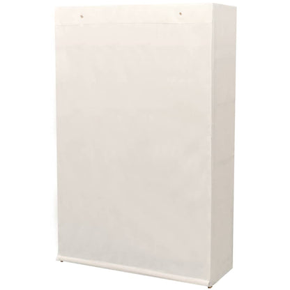 42976 vidaXL Wardrobe Fabric and Pinewood 110x40x170 cm