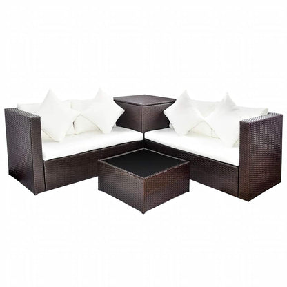 Patio Furniture | Brown | PE rattan | Medium | Removable Covers