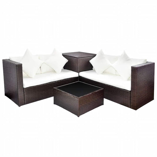 Patio Furniture | Brown | PE rattan | Medium | Removable Covers