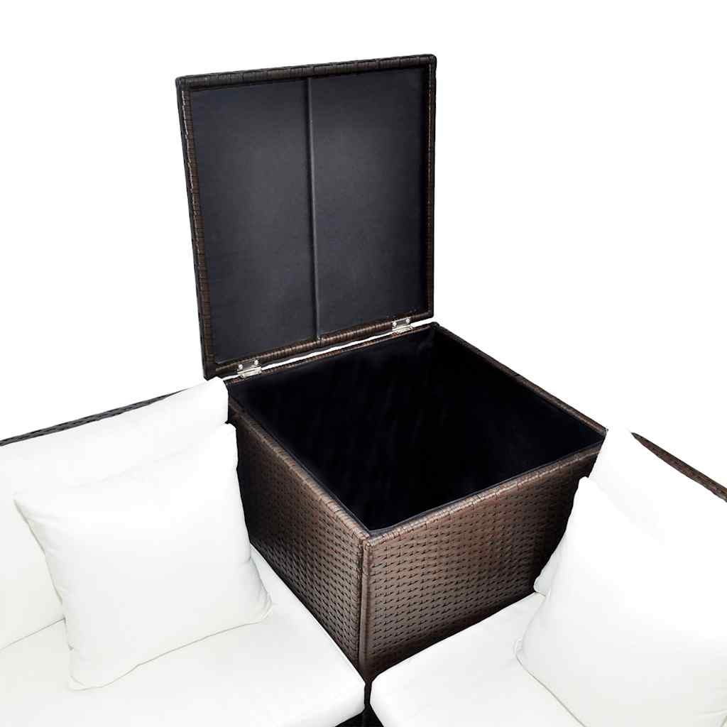 Patio Furniture | Brown | PE rattan | Medium | Removable Covers