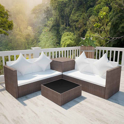 Patio Furniture | Brown | PE rattan | Medium | Removable Covers
