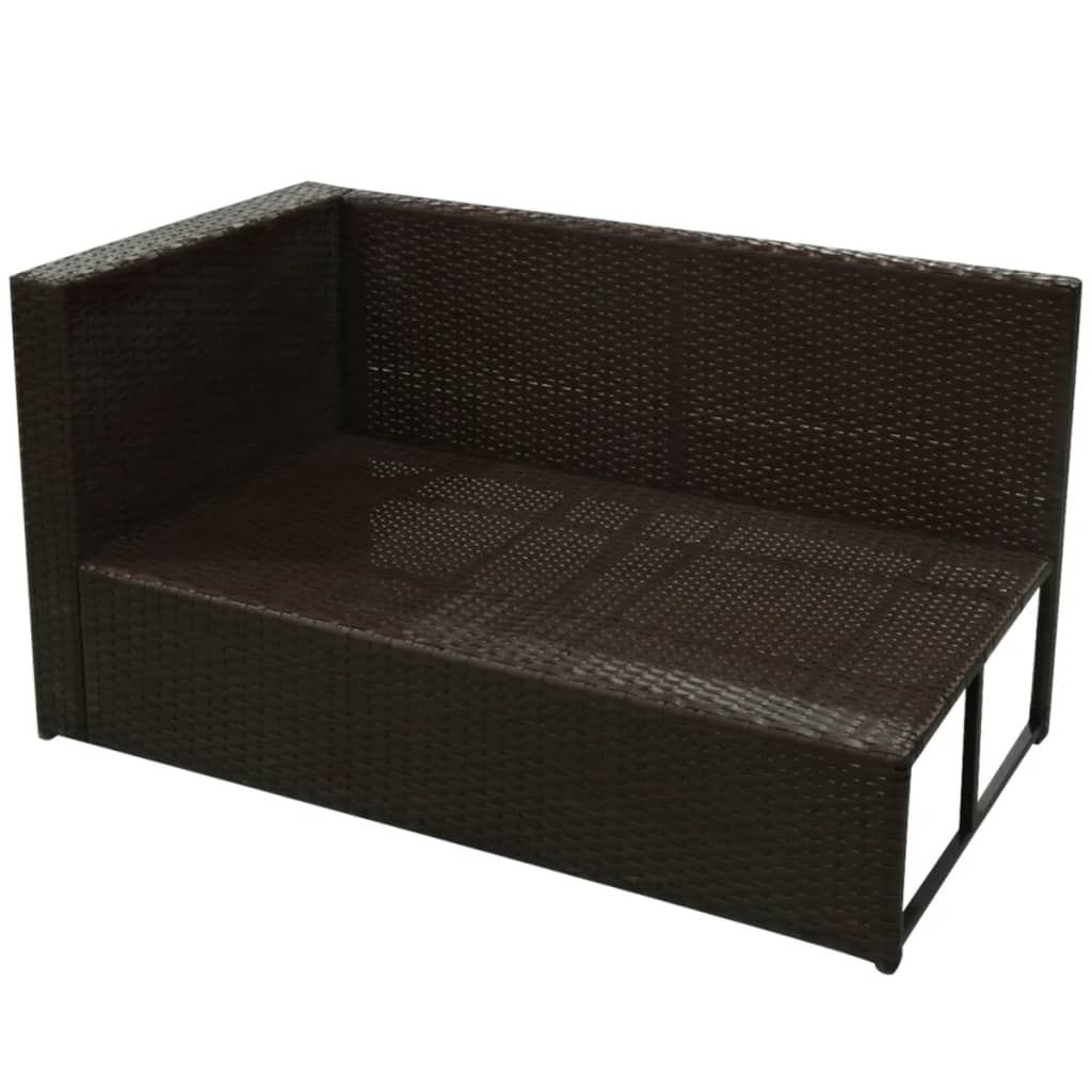 Patio Furniture | Brown | PE Rattan, Powder-Coated Steel, Polyester