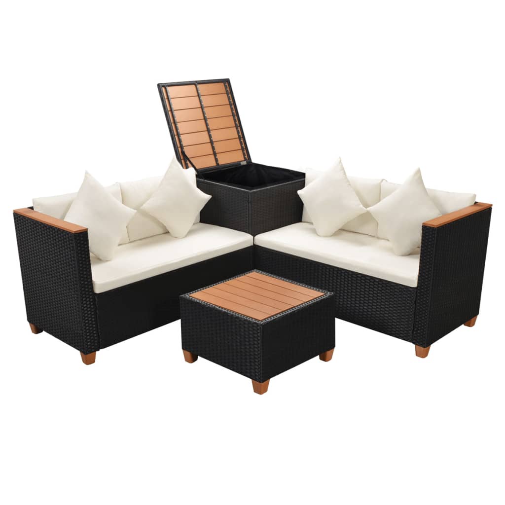 Patio Furniture | Black and Cream
