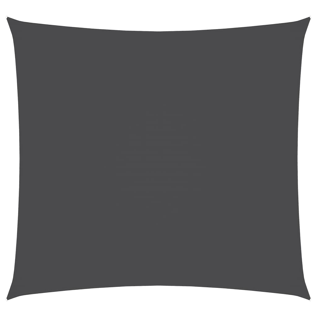 Sunshade Sail Oxford Fabric Square 2x2 m Anthracite
