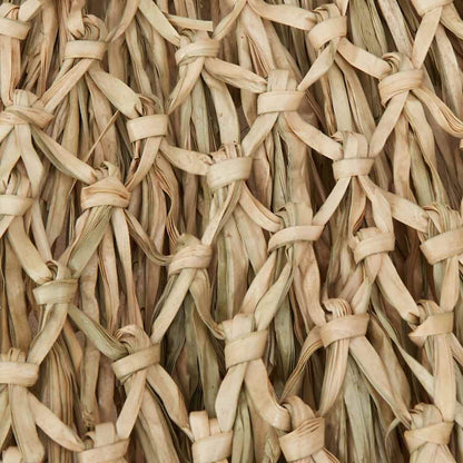 Garden Parasol | Brown | Bamboo and Banana Leaf | Large | Foldable