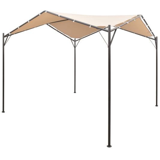 Gazebo | Beige | Steel | 3x3m | Foldable | Gazebo | Rectangular | Modern