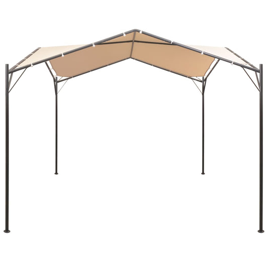 Gazebo | Beige | Steel | 3x3m | Foldable | Gazebo | Rectangular | Modern