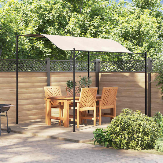 Gazebo | Set of 2 | Cream White and Black | Polyester | Large | Durable