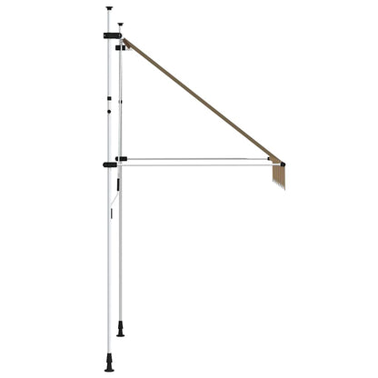43225 vidaXL Manual Retractable Awning 150 cm Yellow and Blue Stripes