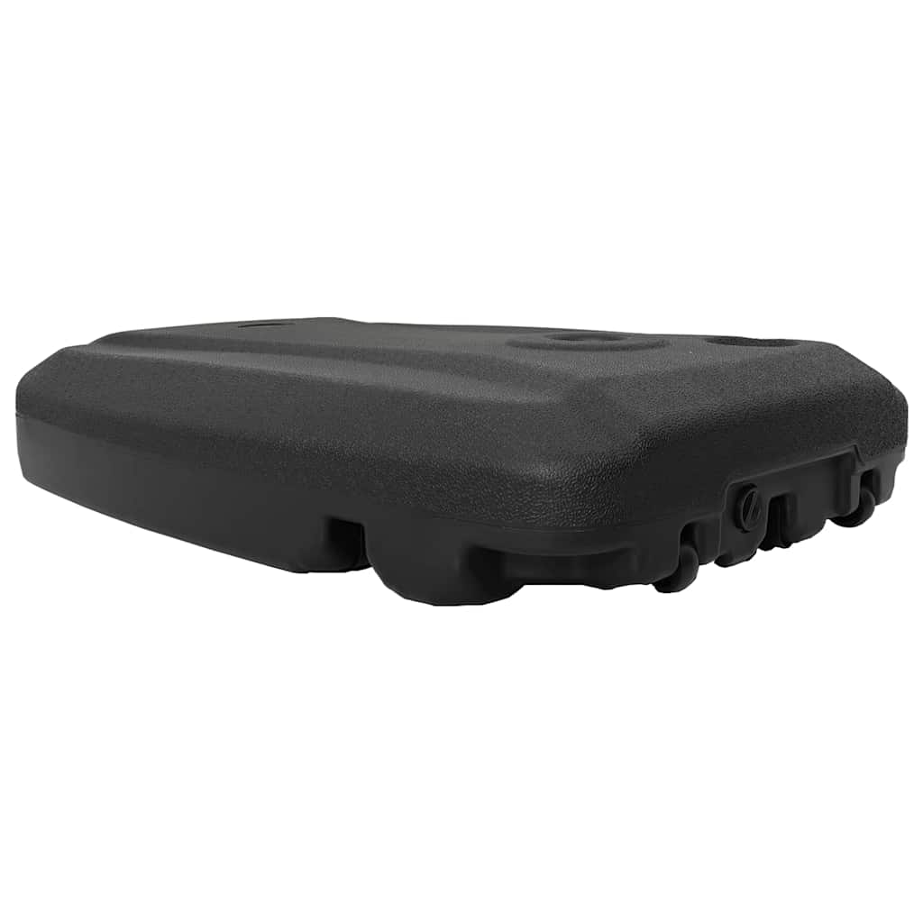 Outdoor Umbrella Stand Sand/Water Filled Black 60 L
