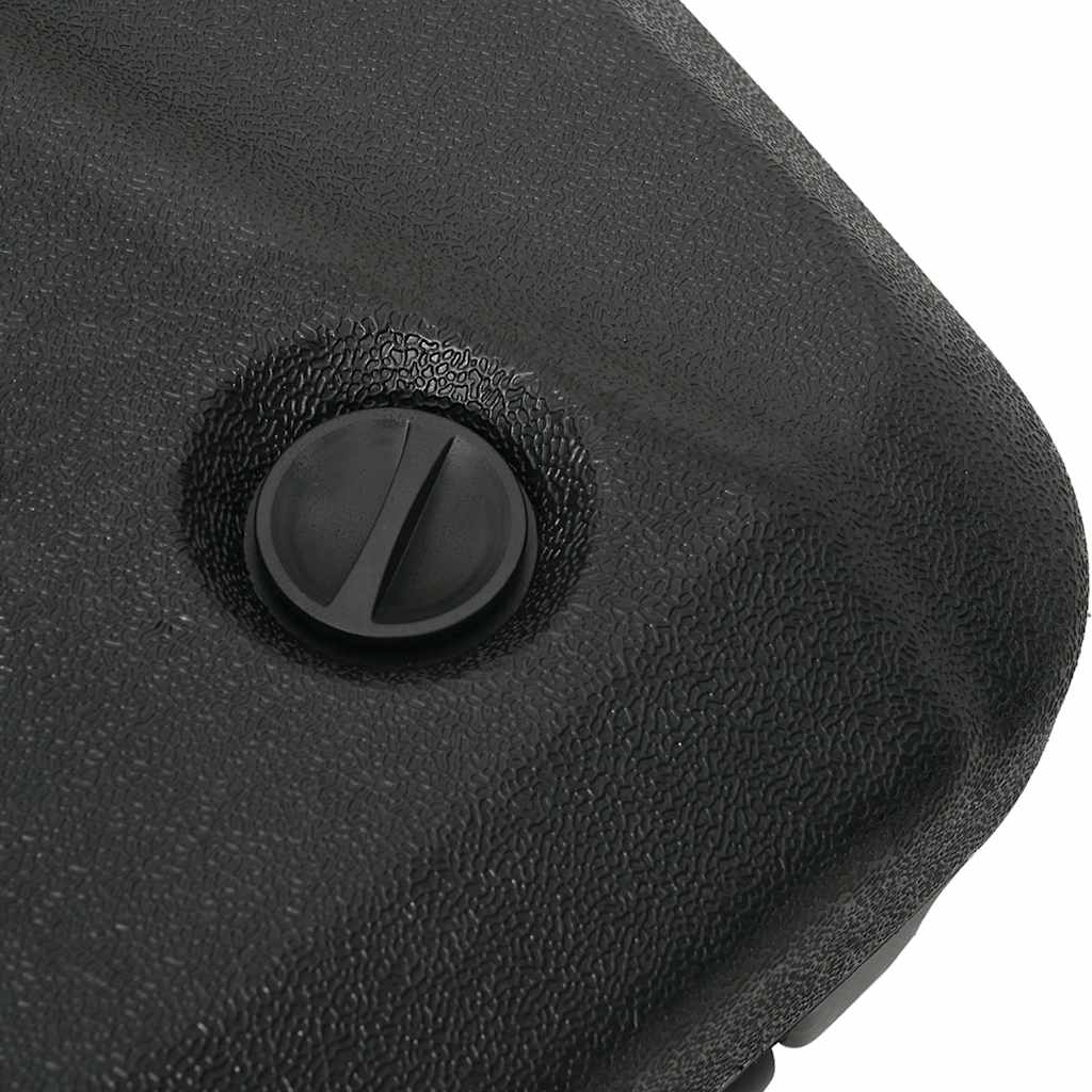 Outdoor Umbrella Stand Sand/Water Filled Black 60 L