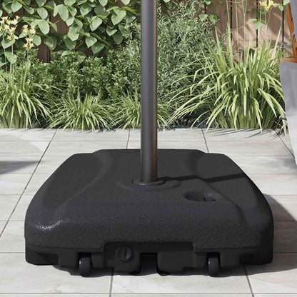 Outdoor Umbrella Stand Sand/Water Filled Black 60 L