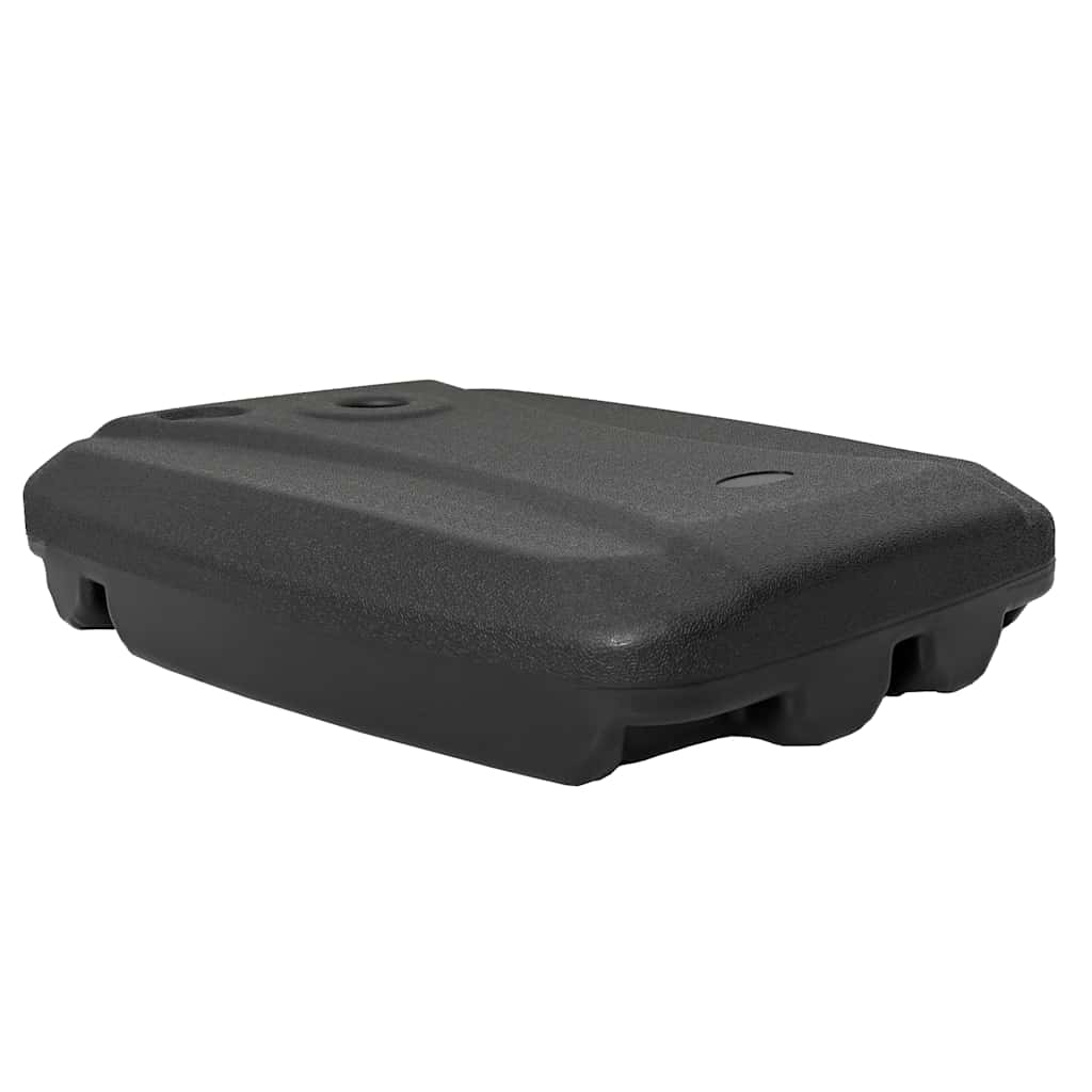 Outdoor Umbrella Stand Sand/Water Filled Black 60 L