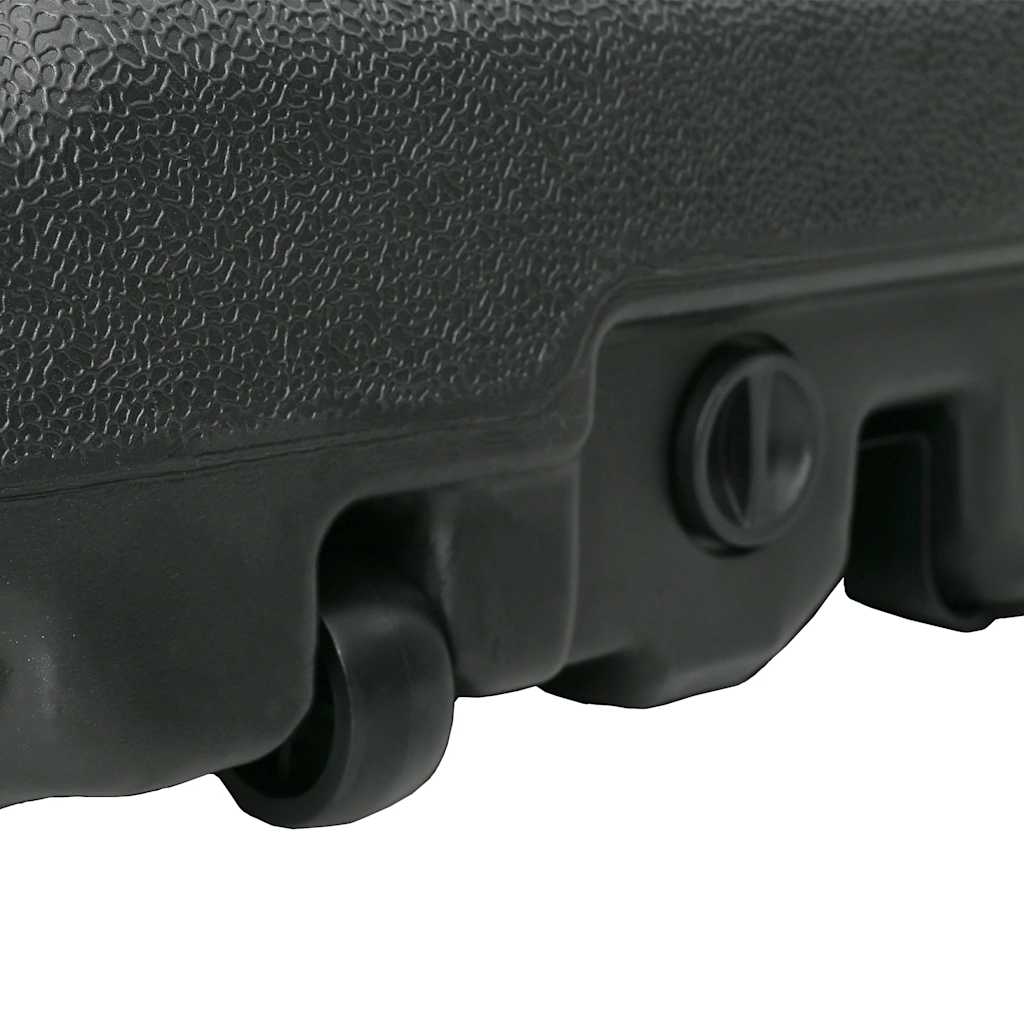 Outdoor Umbrella Stand Sand/Water Filled Black 60 L