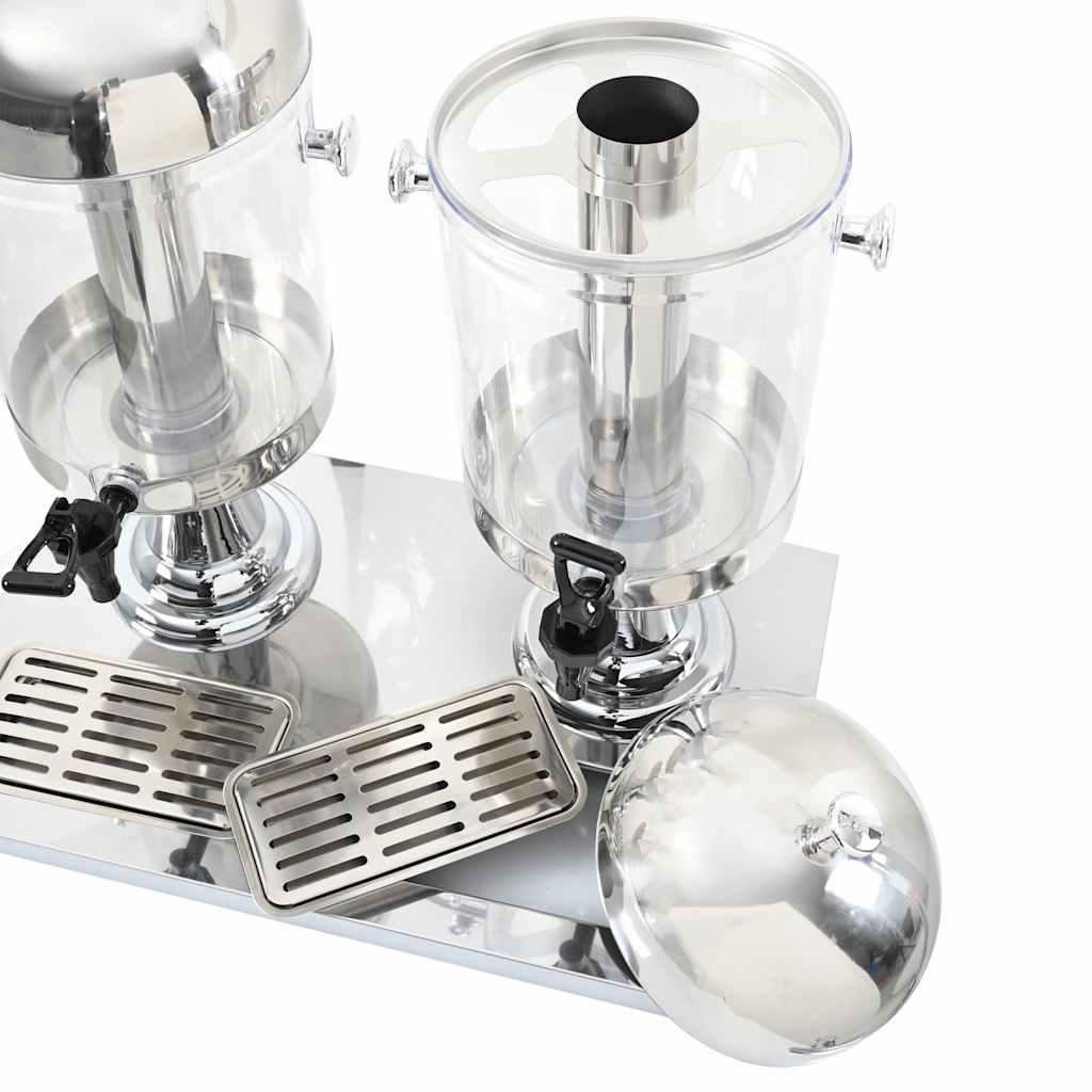 Triple Juice Dispenser Stainless Steel 3 x 8 L
