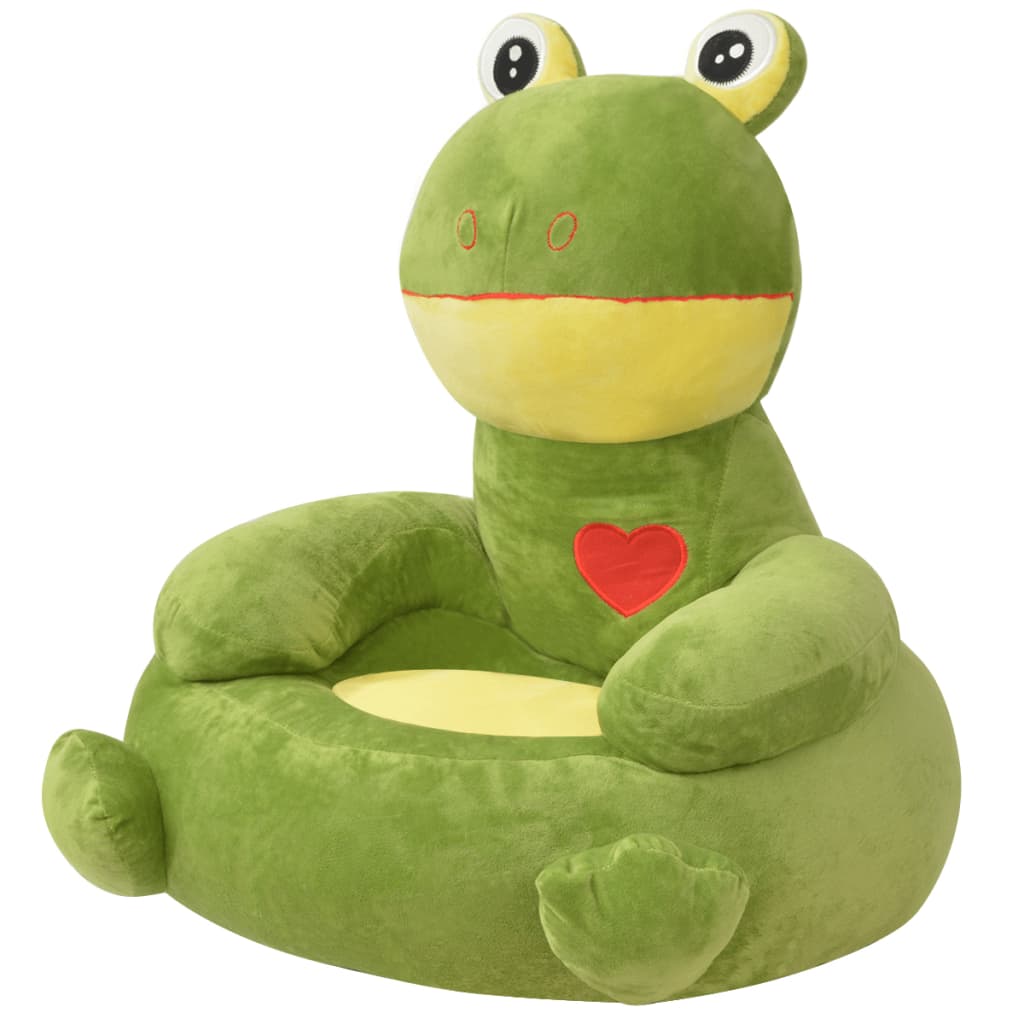 Kids' Chair | Green | Polyester plush | Small | Kids' Chair | Other