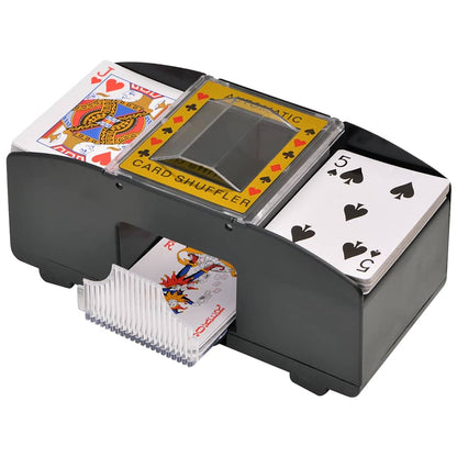 80186 vidaXL Combine Poker/Blackjack Set with 600 Laser Chips Aluminium
