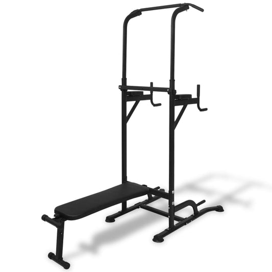 91191 vidaXL Power Tower with Sit-up Bench