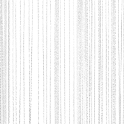 String Curtains 2 pcs 140x250 cm White