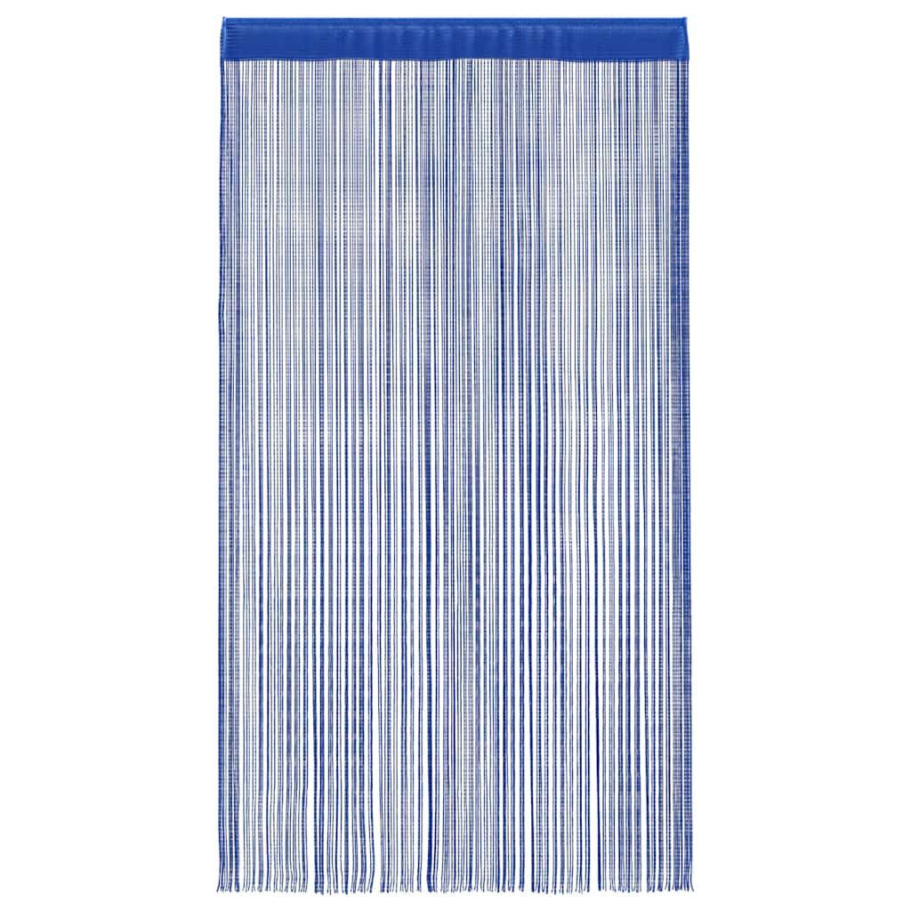 String Curtains 2 pcs 100x250 cm Blue