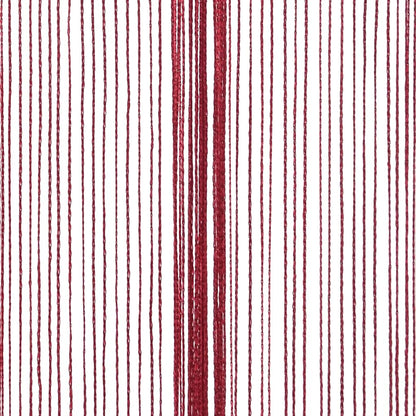 String Curtains 2 pcs 100x250 cm Burgundy