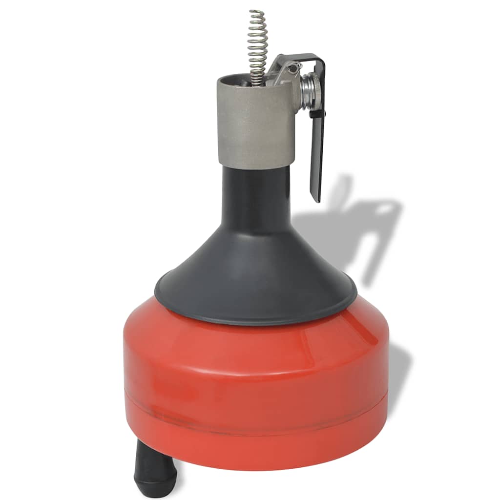141883 vidaXL Manually/Drill Operated Pipe Cleaner 8 m