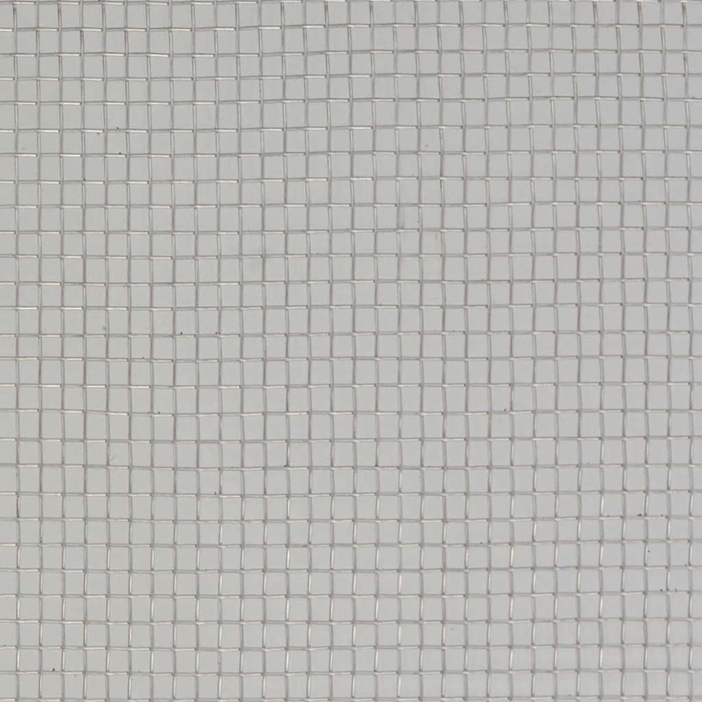 Mesh Screen Stainless Steel 100x1000 cm Silver