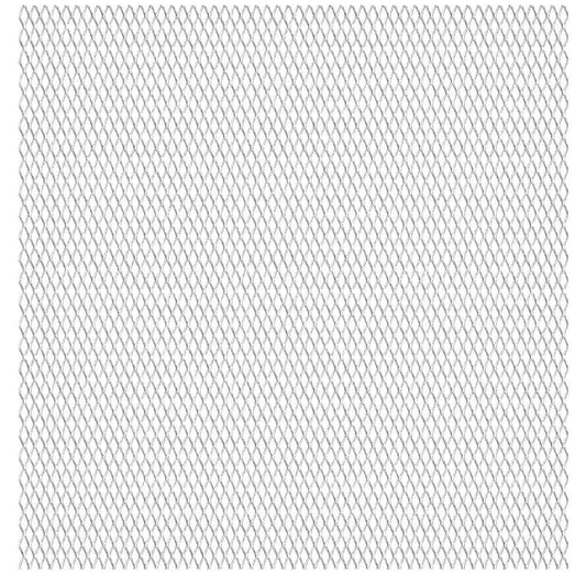 142283 vidaXL Garden Wire Fence Stainless Steel 100x85 cm 30x17x2,5mm
