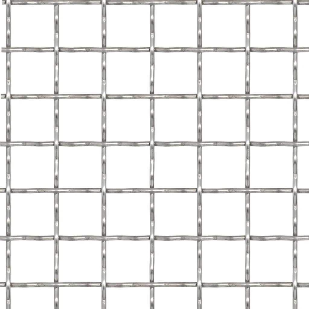 Crimped Garden Wire Fence Stainless Steel 50x50 cm 11x11x2 mm
