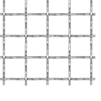 Crimped Garden Wire Fence Stainless Steel 50x50 cm 21x21x2.5 mm