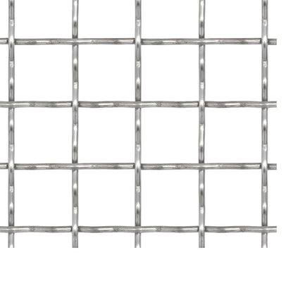Crimped Garden Wire Fence Stainless Steel 100x85 cm 21x21x2.5mm