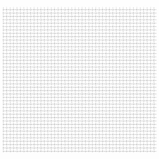 142291 vidaXL Crimped Garden Wire Fence Stainless Steel 100x85 cm 31x31x3 mm