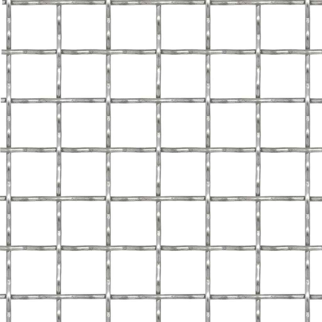 Crimped Garden Wire Fence Stainless Steel 100x85 cm 31x31x3 mm