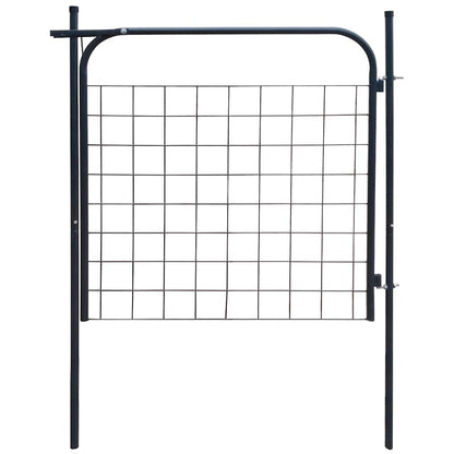 Garden Fence Gate 100x100 cm Anthracite
