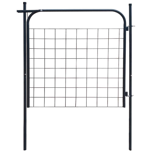 Garden Fence Gate 100x100 cm Anthracite