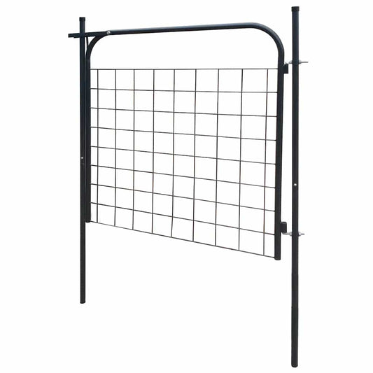 Garden Fence Gate 100x100 cm Anthracite