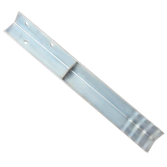 142302 vidaXL L-shaped Ground Anchors 12 pcs Galvanised Steel 5x5x50 cm
