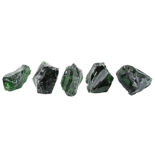 Garden Rock | Green | Glass | Medium | Decorative Inlays