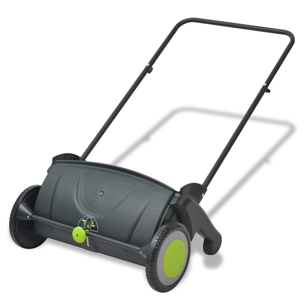 Lawn Sweeper | Black and Green | PP body | Medium |  Height-Adjustable