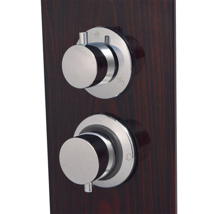 Shower Panel System Glass Brown