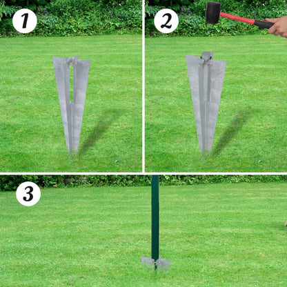 Euro Fence Steel 25x1.7 m Green
